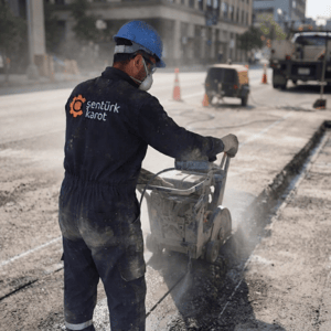 Sarıyer Asfalt Kesme çalışması