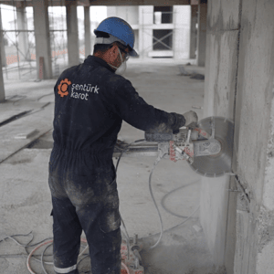 Sarıyer Duvar Kesme çalışması