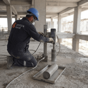 Sarıyer Karot Numune Alma çalışması